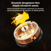 Coofbe klipsli Manyetic Kasırga Radyatörlü Telefon Soğutma Fanı Ultra Hızlı Soğutucu Soğutma Fanı Radyatör Soğutucu thumbnail 2