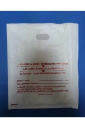 Otel Kirli Çamaşır Poşeti Torbası Laundry Bag Hijyen Torbası Kuru Temizleme Torbası 1000 adet - 1