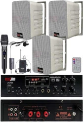 Lastvoice Soft Plus Paket-2 Hoparlör ve Anfi Mağaza Ses Sistemi - 1