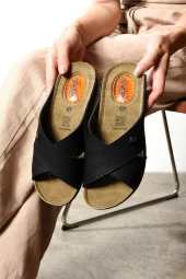 Albishoes Kadın Çapraz Jelli Rahat Yumuşak Tabanlı Anatomik Şık Ev&Dışarı Anne Kadın Günlük Terlik - 4