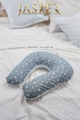 Jasper Çift Taraflı Fermuarlı Yıkanabilir Emzirme Yastığı Yıldız Desenli Bebek Destek Minderi thumbnail 2