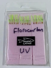 Florocarbon Arnavut Çaparisi 12 No 3lü Paket 0.12/0.24 UV Sarı - 1