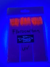 Florocarbon Arnavut Çaparisi 12 No 3lü Paket 0.12/0.24 UV Kırmızı - 1