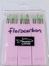 Florocarbon Arnavut Çaparisi 12 No 3lü Paket 0.12/0.24 Yeşil - 1