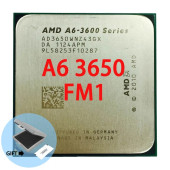 AMD A6-Series A6-3650 A6 3650 2.6 GHz dört çekirdekli işlemci işlemci AD3650WNZ43GX soket FM1 - 1