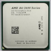 AMD A6-Series A6-3650 A6 3650 2.6 GHz dört çekirdekli işlemci işlemci AD3650WNZ43GX soket FM1 - 2