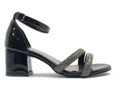 Mehtap Çift Şerit Taşlı 5 cm Kadın Topuklu Ayakkabı thumbnail 21