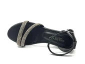 Mehtap Çift Şerit Taşlı 5 cm Kadın Topuklu Ayakkabı thumbnail 19