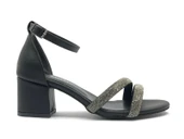 Mehtap Çift Şerit Taşlı 5 cm Kadın Topuklu Ayakkabı thumbnail 15