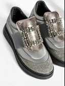 Feles Taş Detay Sneakers Kadın Spor Ayakkabı - 6