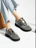 Feles Taş Detay Sneakers Kadın Spor Ayakkabı - 5