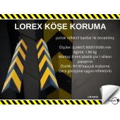 LOREX LR-K612 Kauçuk Otopark Kolon Köşe Koruyucu - 1