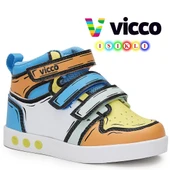 Vicco Dali Işıklı Ortopedik Taban Çocuk Boğazlı Spor Ayakkabı thumbnail 1