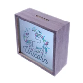 KAHVERENGİ UNİCORN KUMBARA - 2