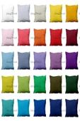 Perlina Home Kırlent Kılıfı Düz Renk  40x 40 Cm - 11