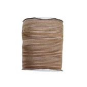 Organze Kurdele 1 CM Kenarı Şeritli  (457 Metre)  Pudra - 1