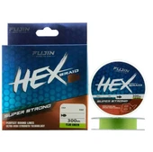 Fujin Hex Braid 8x 300mt Fluo Green PE İp Misina - 1