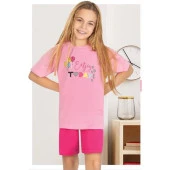 Enjoy Kısa Kollu Kız Çocuk Pijama Takım - 3