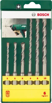 Bosch - SDS-Plus Kırıcı Delici Matkap Ucu Seti 6 Parça (5/6/8x110mm 6/8/10x160mm) - 2