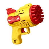 3 ADET MAVİ SARI PEMBE KÖPÜK TABANCASI 29 DELİKLİ ÇOKLU KÖPÜK ATAN TABANCA  6 SOLİSYONLU BUBBLES GUN - 4