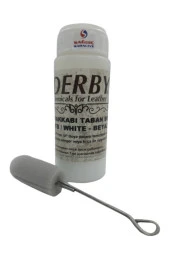 DERBY Beyaz Spor Ayakkabı Taban Boyası + Telli Sünger - 1