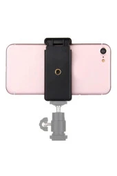 Tripod Monopod Selfie Çubuğu ve Göğüs Askısı İçin Telefon Tutucu Aparat - 3