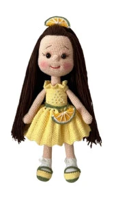 Limon Karnaval Bebek Amigurumi Organik Oyuncak - 1