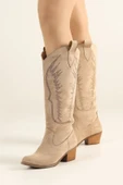 Asya Uzun Western Çizme Kovboy Kadın Çizme thumbnail 9