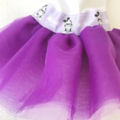 Eflatun Sevimli Fare Tütülü Köpek Elbisesi,  Kıyafeti Tutu - 7