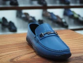 MAVİ CİLT HAKİKİ DERİ ERKEK LOAFER AYAKKABI - 2