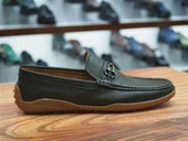 HAKİ CİLT HAKİKİ DERİ ERKEK LOAFER AYAKKABI - 1