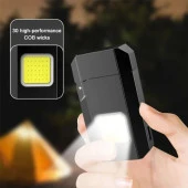 El Feneri Çakmaklı Cep Feneri Usb Şarjlı Küçük Fener Güçlü Işık Gs-4000Ç - 2