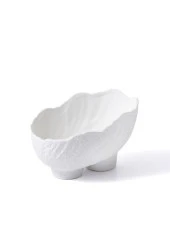 THE MİA Licia Seramik Vazo Beyaz 25x17x19 cm - 1