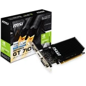 MSI GT710 2GB 2GD3H-LP DDR3 64bit HDMI DVI PCIe 16X v2.0 Low Profile,Fansız thumbnail 1