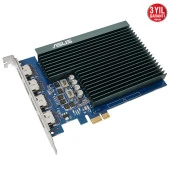 ASUS GT730 2GB 4H-SL-2GD5 GDDR5 64bit 4X HDMI PCIe 16X v2.0 Fansız thumbnail 3