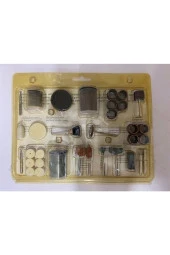 105 Parça Taşlama Zımpara Dremel Proxoxon Gravür Oyma Aksesuar Set 3mm - 1