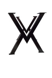 Sehpa Ayağı Masif Ahşap Kütük Orta Sehpa Ayakları Metal Ayak Masa Ayağı 2 Adet thumbnail 4