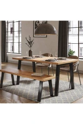 Sehpa Ayağı Masif Ahşap Kütük Orta Sehpa Ayakları Metal Ayak 2 Adet Ayak 72 Cm Mobilya Ayağı thumbnail 4