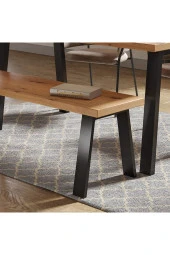 Sehpa Ayağı Masif Ahşap Kütük Orta Sehpa Ayakları Metal Ayak 2 Adet Ayak 72 Cm Mobilya Ayağı thumbnail 6