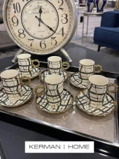 Sembol Line Black 6 lı Kahve Fincanı Takımı PUREBONE-222 thumbnail 2