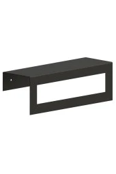 Metal Arkası Askılı Havluluk (30CM) Ve Wc Kağıtlık Modern Tasarım 2 Li Set - 4