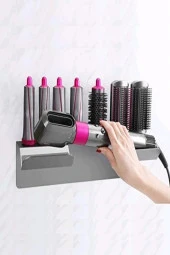 Cihaz Aksesuar Standı Antrasit Airwrap Düzleştirici Şekillendirici Stand Dyson Uyumlu Stand - 1
