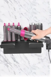 Cihaz Aksesuar Standı Antrasit Airwrap Düzleştirici Şekillendirici Stand Dyson Uyumlu Stand - 2