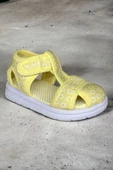 Sarı Yumuşak Baskılı Unisex Çocuk Sandalet - 2