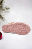 Çapraz Pudra Pembe Eflatun Kız Çocuk Sandalet - 4