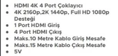 Concord Çevırıcı Hdmı To 4 In Port 1 In Out Port - 2