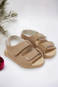 Cırt Cırtlı Çift Bantlı Unisex Çoçuk Sandalet - 1