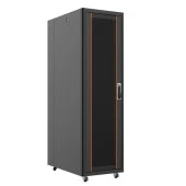 AGER 36U 600x1000mm Dikili Tip Siyah Kabinet Vega AG-VB36U6010S1 Cam Kapak - 1