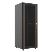 AGER 36U 800x800mm Dikili Tip Siyah Kabinet Vega AG-VB36U8080S1 Cam Kapak - 1