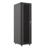 AGER 32U 600x800mm Dikili Tip Siyah Kabinet Vega AG-VB32U6080S1 Cam Kapak thumbnail 1